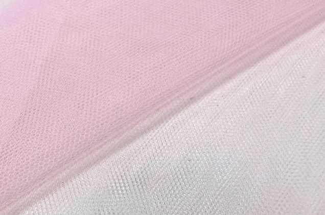 Фатин жесткий, бледно-розовый N10, Турция, 200 см