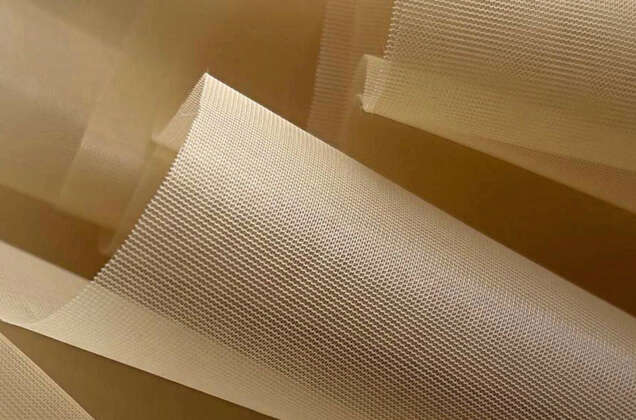 Корсетная сетка Seffaf Tul, 300 см, цвет загара, арт. 705 1
