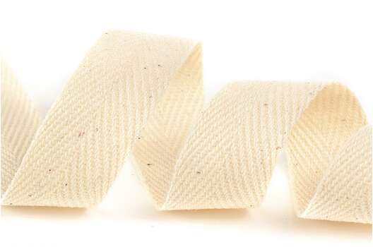 Тесьма киперная, 15 мм, суровая (100)