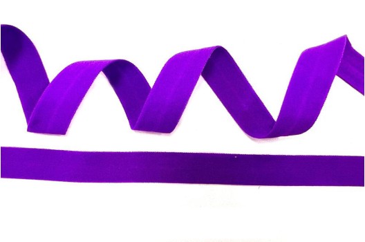 Резинка бельевая окантовочная матовая 15 мм, фиолетовый неон