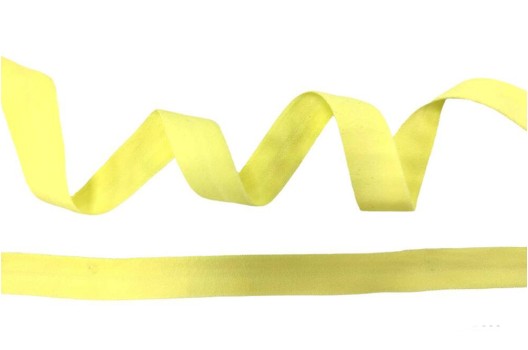 Резинка бельевая окантовочная матовая 15 мм, пастельно-желтая
