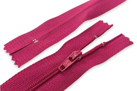 Молния брючная, 18 см, цвет 402 (фуксия)
