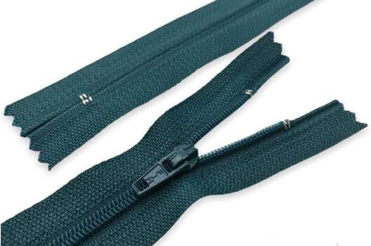 Молния брючная, 18 см, цвет 222 (глубокая лагуна)