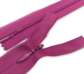 Потайная молния, 22 см цвет: малиновый