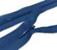 Потайная молния, 35 см цвет: синий