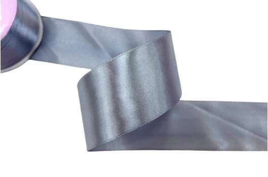 Лента атласная IDEAL, 50 мм, темно-серая (3170)