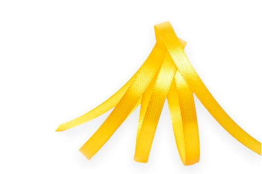 Лента атласная IDEAL, 6 мм, темно-желтая (3016)