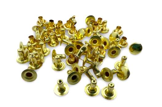 Хольнитены N33 (7 мм), золото, 50 шт