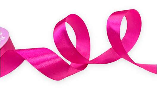 Лента атласная IDEAL, 25 мм, фуксия (3083)