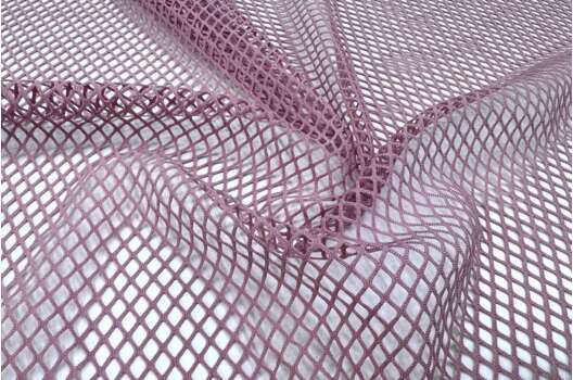 Сетка трикотажная FISH, розовая