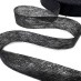 Лента флизелиновая нитепрошивная цвет: черный