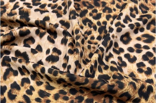 Принтованный бифлекс, Леопард коричневый