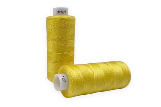 Нитки бытовые IDEAL, 40/2, цвет 127 желтый