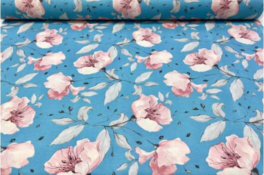 Дак (DUCK) Цветочное настроение на ярко-голубом