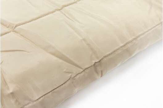 Курточная стежка на синтепоне, Полосы 10 см бежевые