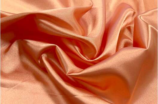 Атлас стрейч, бледно-оранжевый