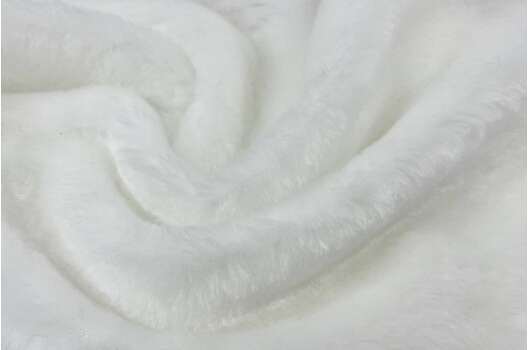 Мех искусственный с коротким ворсом, молочный (21С2)
