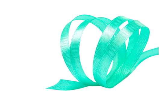 Лента атласная IDEAL, 6 мм, яркая мята (4323)