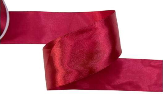 Лента атласная IDEAL, 50 мм, темно-бордовая (3088)