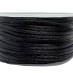 Шнур атласный, 2 мм цвет: черный