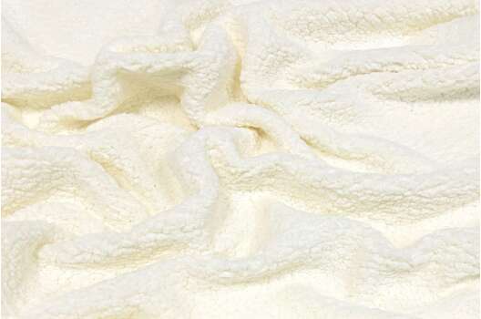 Искусственный мех керли, сливочный, Турция