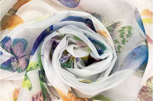 Вуаль с рисунком бабочки №1, 270 см