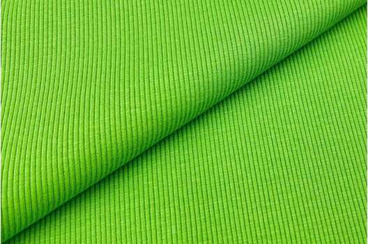 Кашкорсе к трехнитке Mensu, велюр-эффект, летний зеленый