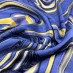 Армани Шелк принт Fluid Art цвет: синий