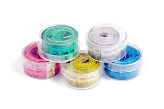 Сантиметр в футляре, 2х1.50 м, ассорти