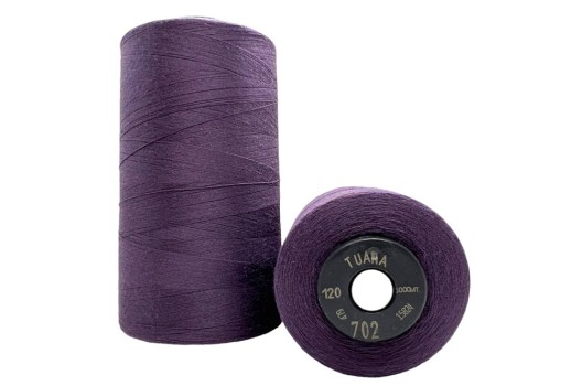 Нитки швейные универсальные Tuana №120 (5000 м) цвет 702 фиолетовый