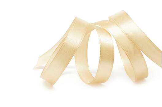 Лента атласная IDEAL, 12 мм, бежевая (3009)