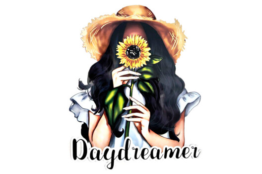 Термонаклейка, Daydreamer, 24х19.6 см