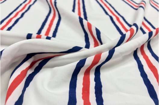 Ниагара, синяя и красная полоска на белом