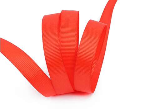 Лента репсовая IDEAL 15 мм, классическая красная