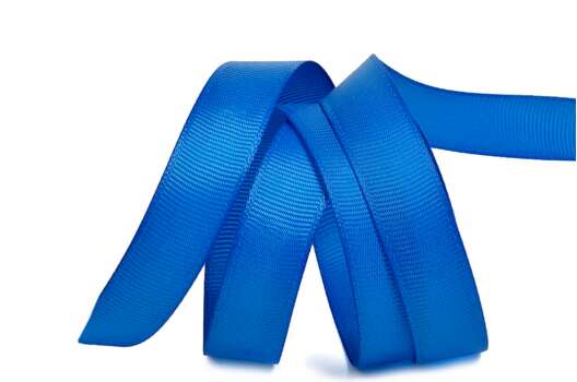 Лента репсовая IDEAL 15 мм, ярко-синяя (366)