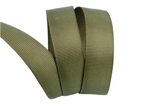 Лента репсовая IDEAL 25 мм, хаки (569)