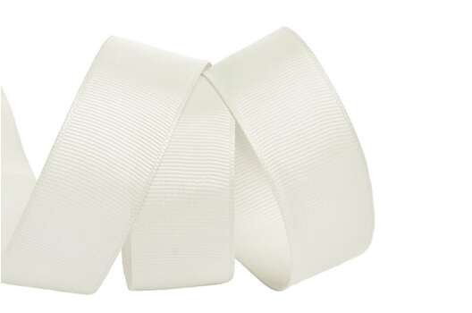 Лента репсовая IDEAL 25 мм, молочная (F102)