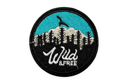 Термоаппликация Wild & Free, 7.2х7.2 см