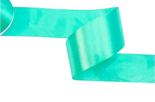 Лента атласная IDEAL, 50 мм, ярко-мятная (4323)