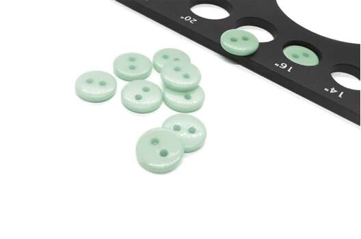 Пуговица пластиковая BT.16, 2 прокола, хаки, 10 мм