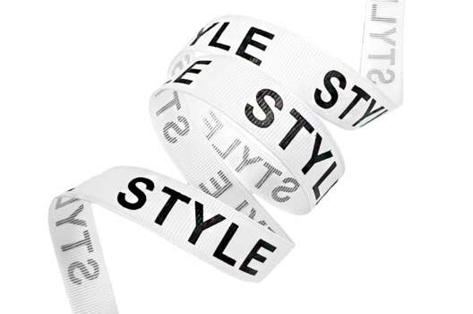 Лента репсовая STYLE, 20 мм, белая