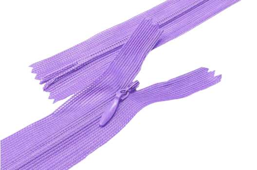 Молния потайная MaxZipper, тип 3, неразъемная, лаванда (F166), 50 см, Китай