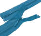 Молния потайная, 60 см цвет: бирюзовый