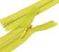Молния потайная, 60 см цвет: желтый
