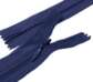 Молния потайная, 60 см цвет: темно-синий