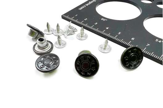 Пуговица джинсовая, 15 мм, оксид