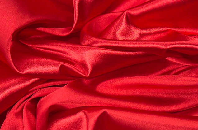 Атлас стрейч, красный 2