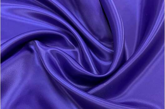 Подкладка атласная с вискозой, васильковый