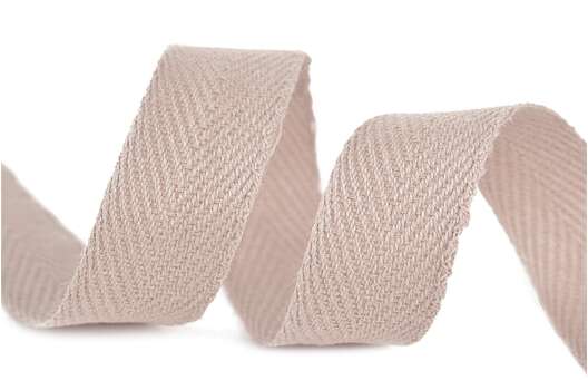 Тесьма киперная, 10 мм, серебристый пион (S185)