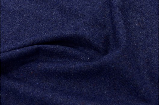 Костюмная шерсть плотная, темно-синяя, арт.11965, Италия